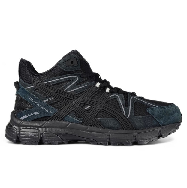 Asics Gel Kahana 8 High Black Grey Suede З ХУТРОМ