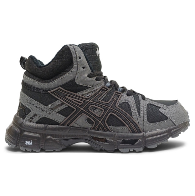 Asics Gel Kahana 8 High Winter Black Grey з ХУТРОМ