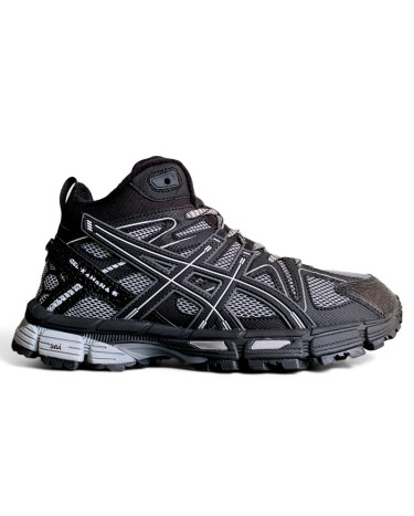 Asics Gel Kahana 8 High Black Grey White З ХУТРОМ