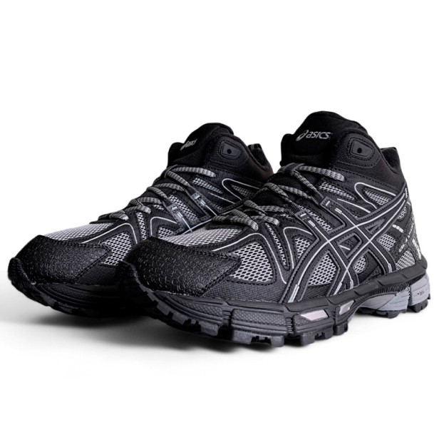 Asics Gel Kahana 8 High Black Gray White With FUR