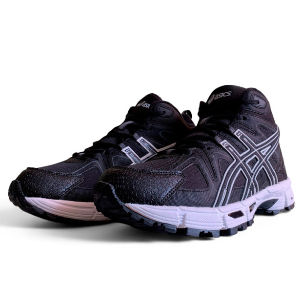 Asics Gel Kahana 8 High Black White With FUR