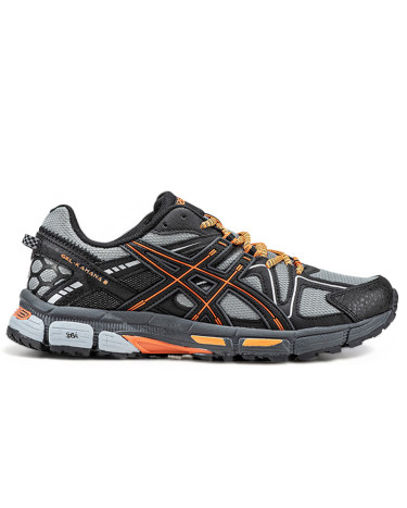 Asics Gel-Kahana 8 Black Grey Orange