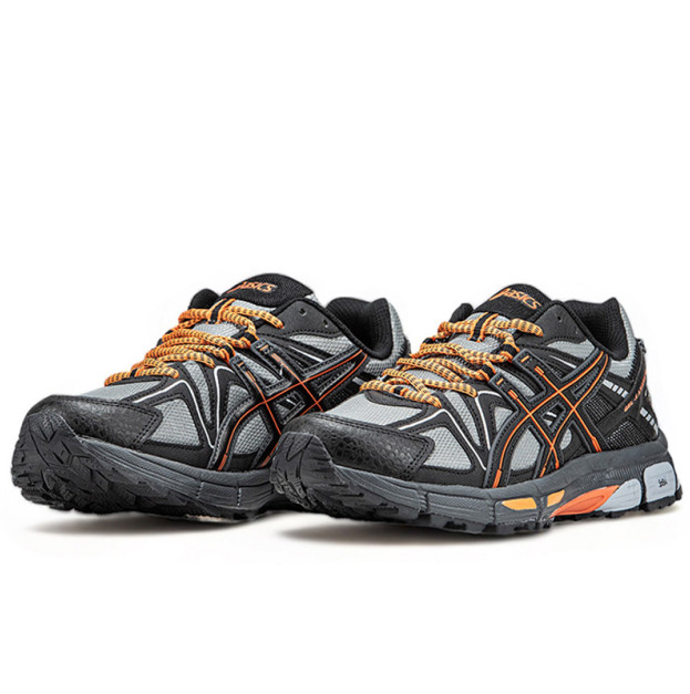 Asics Gel-Kahana 8 Black Gray Orange