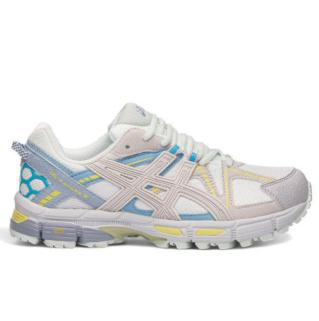 Asics Gel Kahana 8 White Blue Yellow