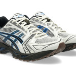 The new ASICS GEL-Kayano 14 comes in a subtle "Cream/Blue Coast" colorway