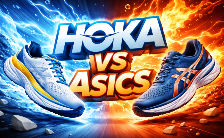 Hoka vs Asics: порівняння історії, філософії та підходу до взуття