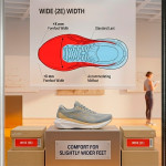 Порівняння широт Asics: standard vs wide vs extra wide