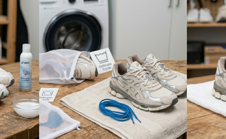 Как правильно стирать кроссовки Asics: полный гид