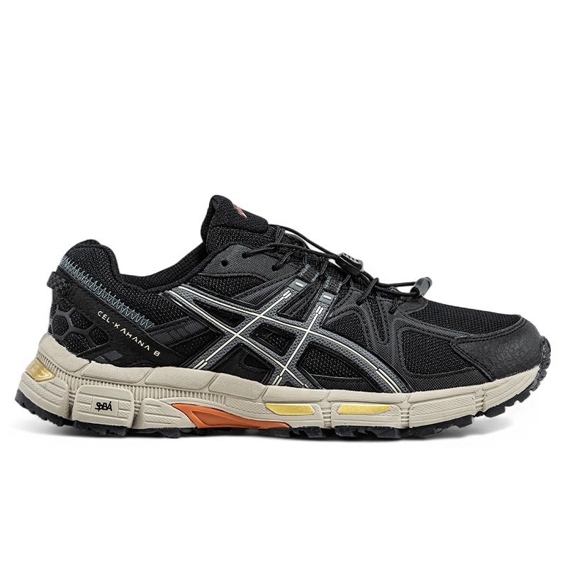 Asics Gel Kahana 8 Gore-Tex Cordura Black Beige Orange Winter