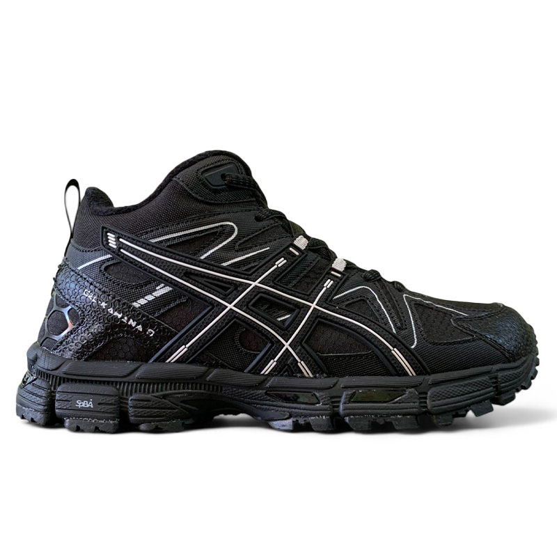 Asics Gel Kahana 8 High Black White Stripes With FUR buy with delivery Asics